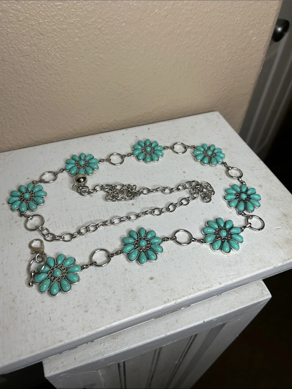 WESTERN Floral Chain Waist Belt